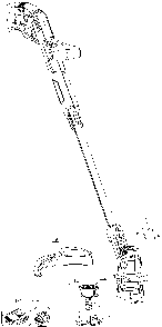 Exploded Diagram A Diagram and Parts List for LST201 Type 3 Black and Decker Trimmer